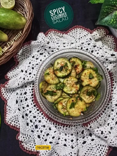 A picture of Summer Salad - Spicy Cucumber Salad.