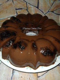 Foto resep 26. Puding Susu Coklat Oreo