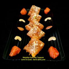 A picture of Sweet Papaya Burfi.