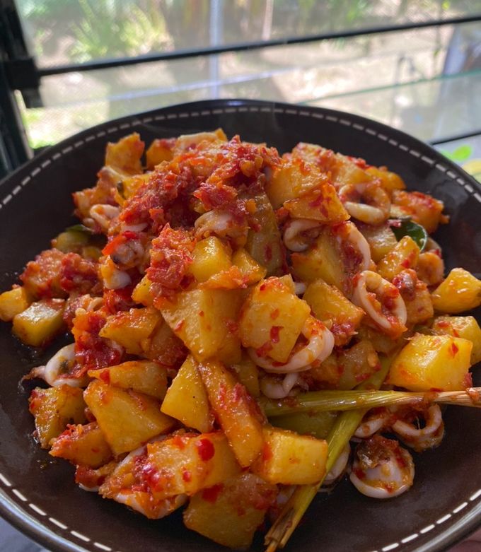 Foto resep Balado kentang cumi