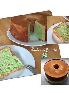 Foto resep Pandan chiffon cake-Bolu pandan