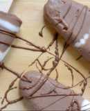 Paletas de helado de nutella