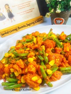 Foto resep Sambal Goreng Buncis Jagung Cakwe