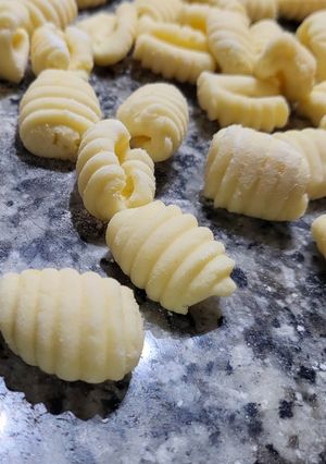 Una foto de Ñoquis sin gluten con puré instantáneo