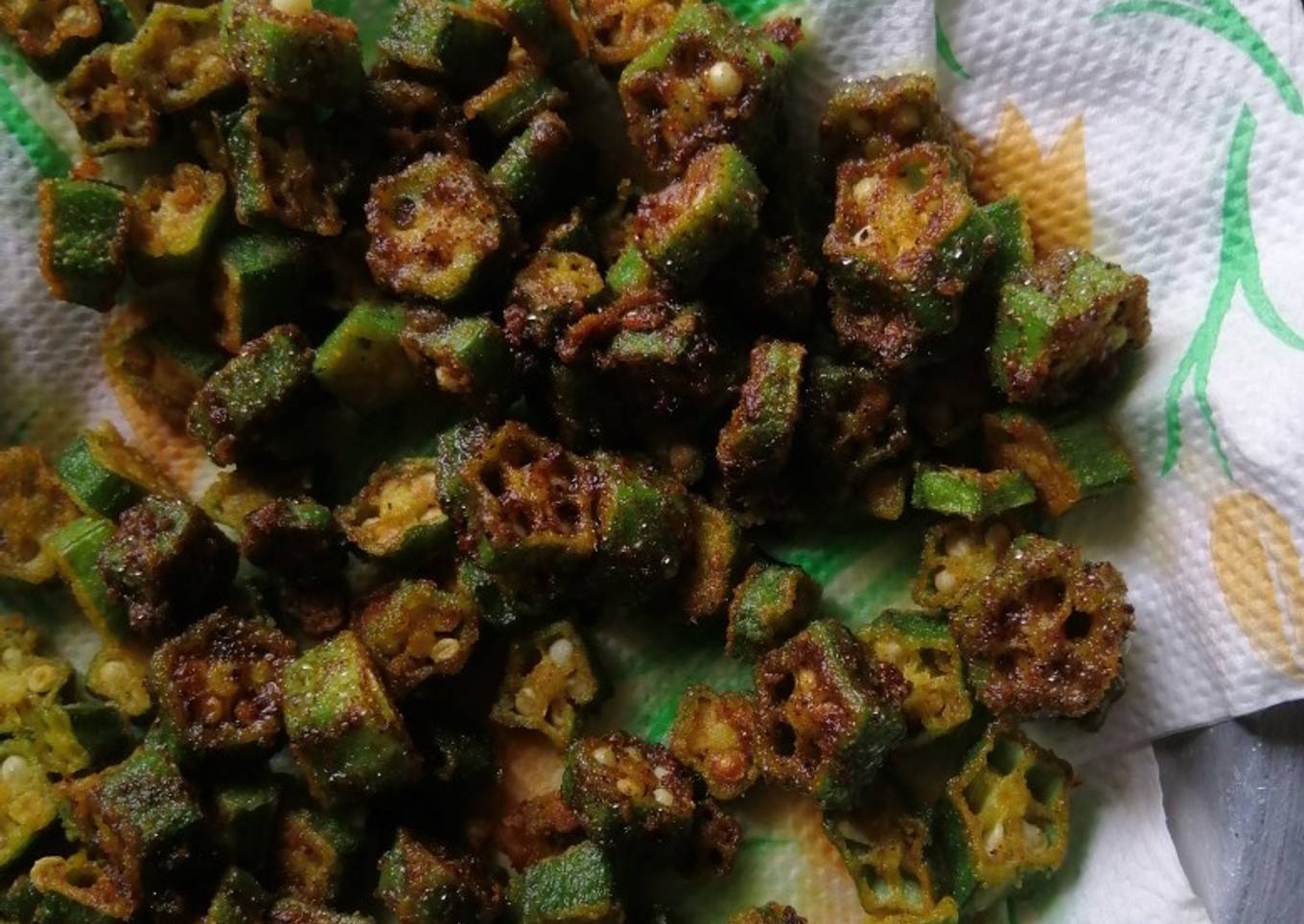 Crispy bhindi