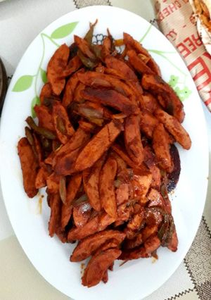 عکسی از دستور سوسیس بندری