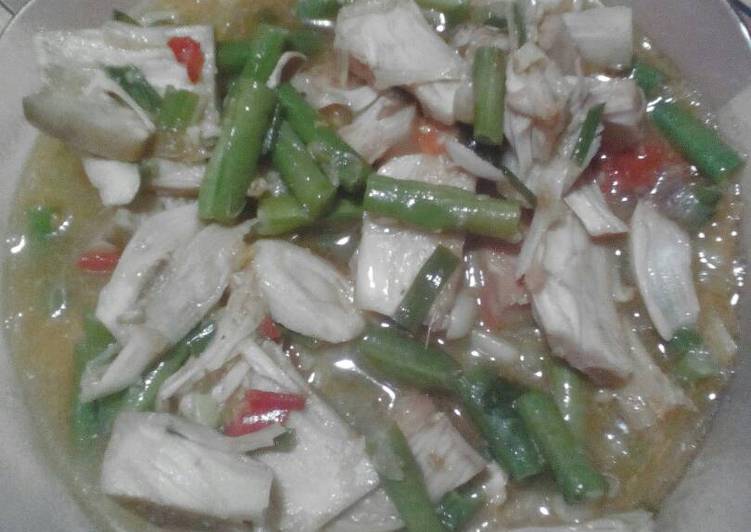 Bumbu meracik Kuah kuning tewel kacang panjang Anti Gagal