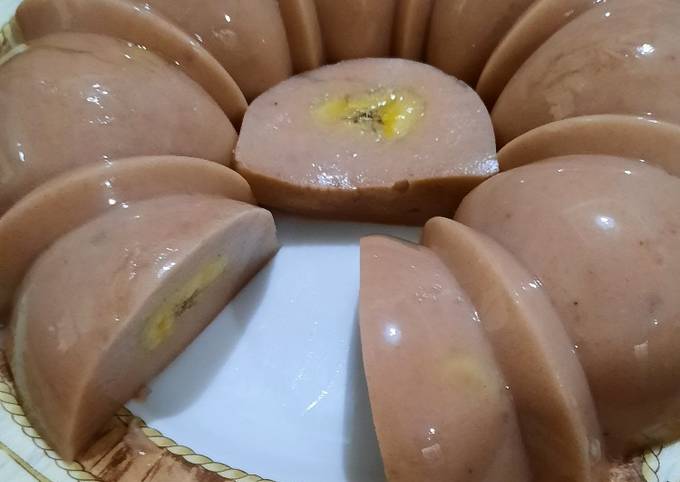 Resep Puding Roti Pisang, Enak Banget