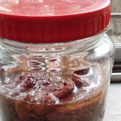 A picture of Straw mushroom pickle.