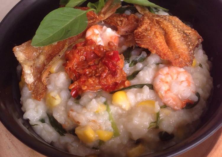 Langkah Mudah untuk Menyiapkan Bubur Manado Udang, Enak Banget