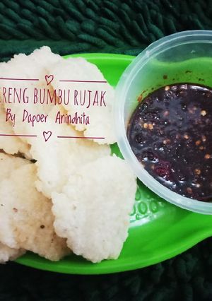 Foto resep Cireng Nasi Bumbu Rujak Nampol Pedes nya