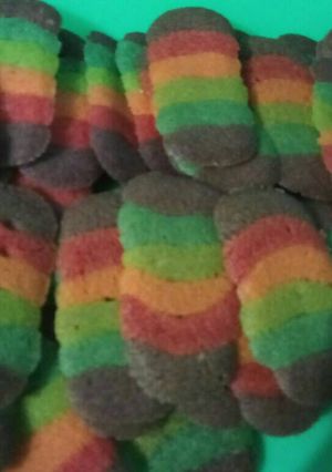 Foto resep Lidah Kucing Rainbow