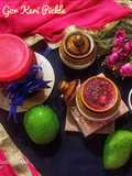 Gujarati Gor Keri Pickle (Sweet & Spicy Raw Mango Pickle)