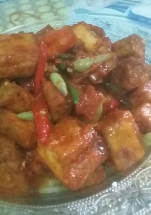 Foto resep Tumis Pedas Tahu Tempe