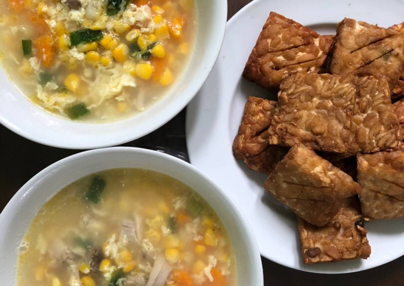 Sup Jagung Kaldu Ayam