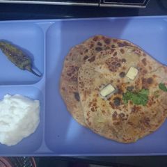 Gobhi paratha A picture of Gobhi paratha.