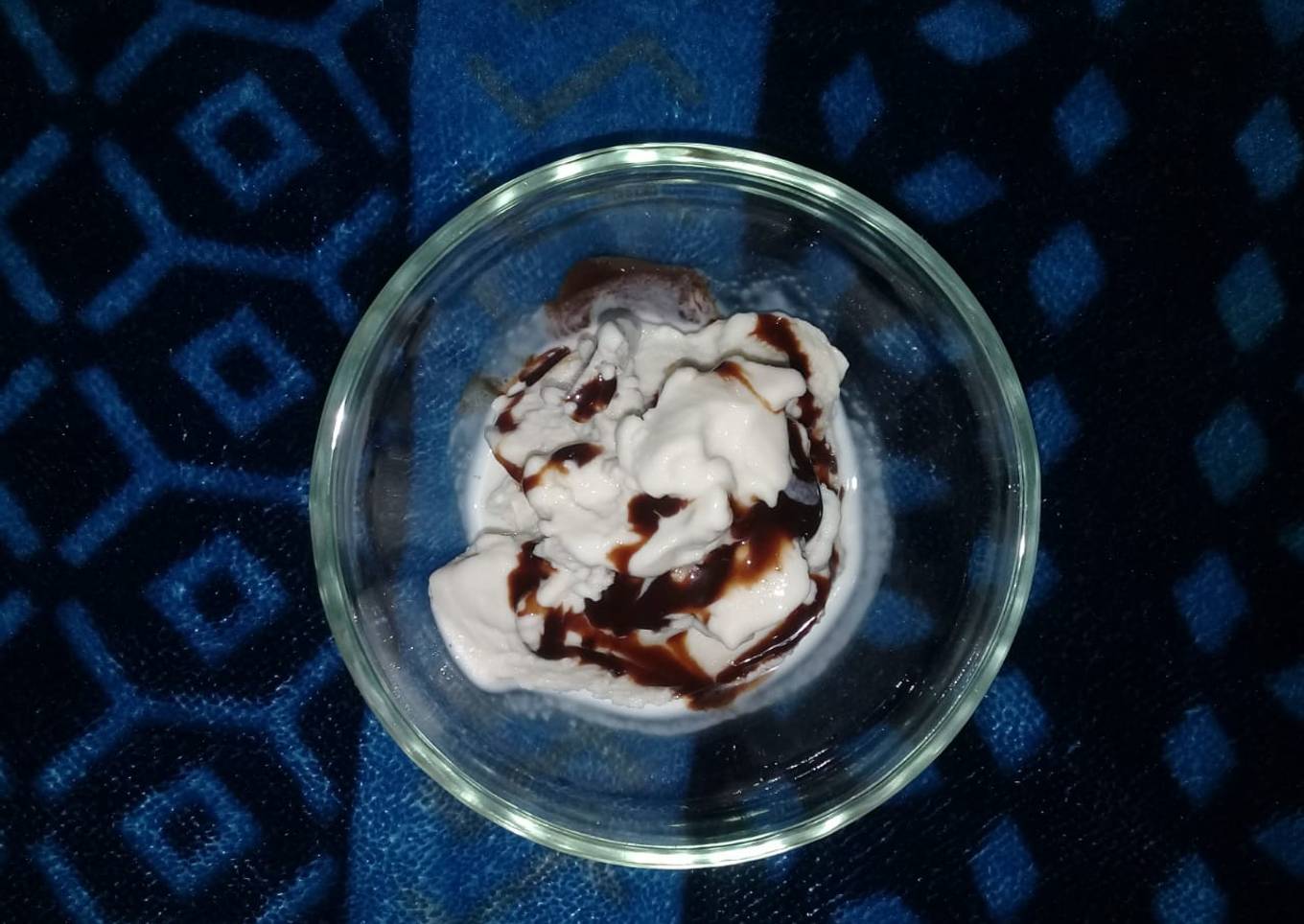 Nieve de leche quemada