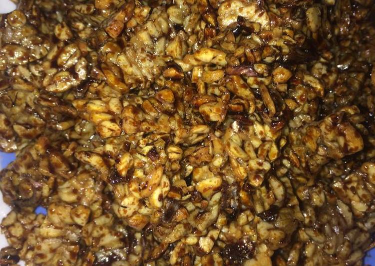 Bahan Kering tempe kecap KILAT bumbu iris | Resep Bumbu Kering tempe kecap KILAT bumbu iris Yang Enak Banget