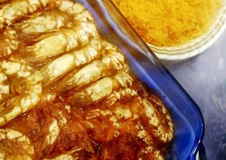 روبيان بخلطة التندوري