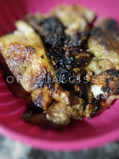 Una foto de Churrascos de cerdo en salsa agridulce