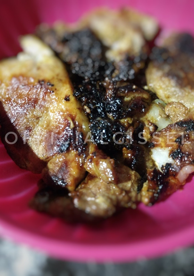 Una foto de Churrascos de cerdo en salsa agridulce