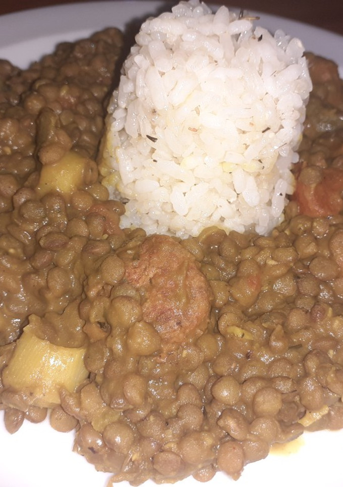 Una foto de Lentejas compuestas