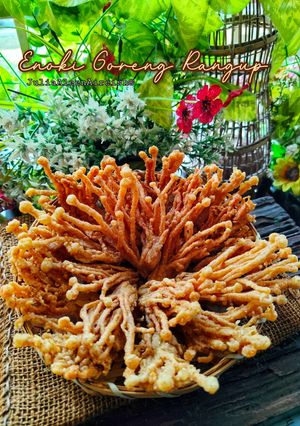 Gambar Cendawan Enoki Goreng Rangup