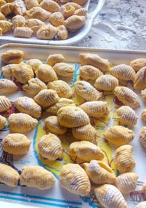 Una foto de Ñoquis caseros de zapallo y calabaza