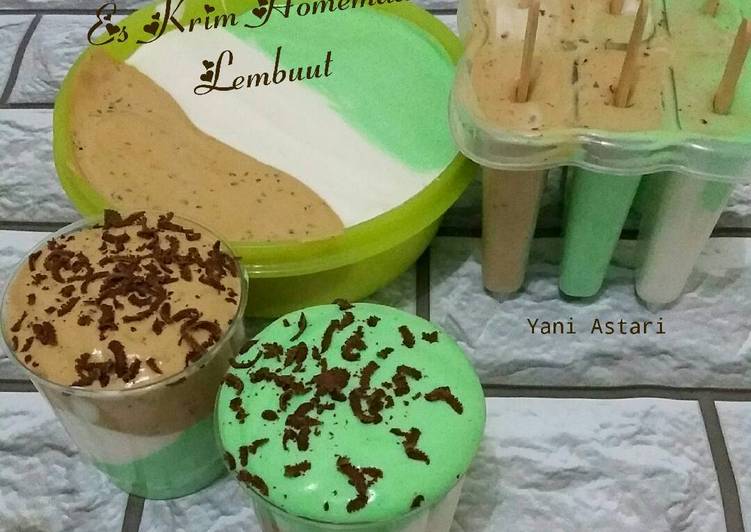 Resep Es Krim Homemade Lembuut yang Lezat Sekali