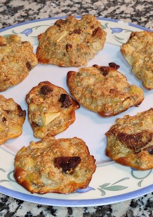 Una foto de Galletas de avena con higos y frutas