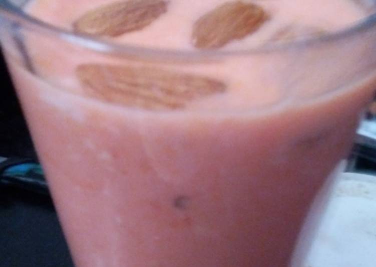 Water melon milk shake