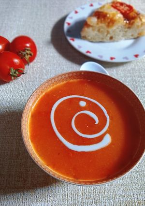 Foto resep Tomato cream soup