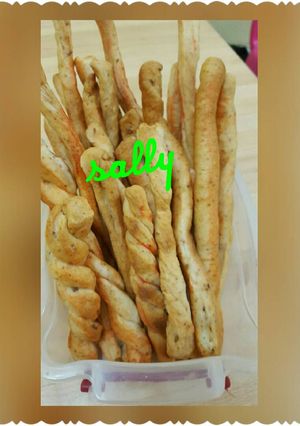 صورة لوصفة اصابع البسكويت المالح