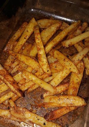 Une photo de Frites au four façon potatoes