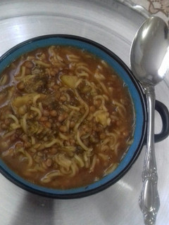 عکسی از دستور 🍜🌳سوپ کلم بروکلی🌳🍜