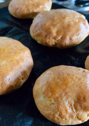 A picture of Fluffy No-Yeast Rolls.