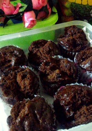 Foto resep Browniese cup choco chip