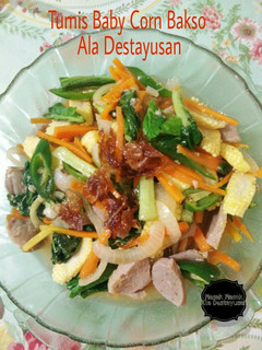 Foto resep Tumis Baby Corn Bakso