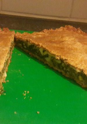 Una foto de Torta pascualina masa integral (espinacas congeladas)