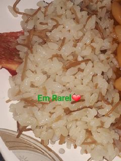 صورة لوصفة رز بشعيرية