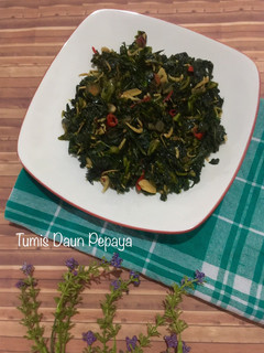 Foto resep Tumis Daun Pepaya