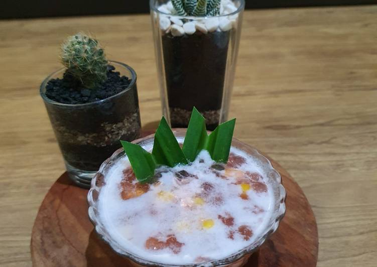 resep cara bikin Bujang "bubur jagung" mutiara