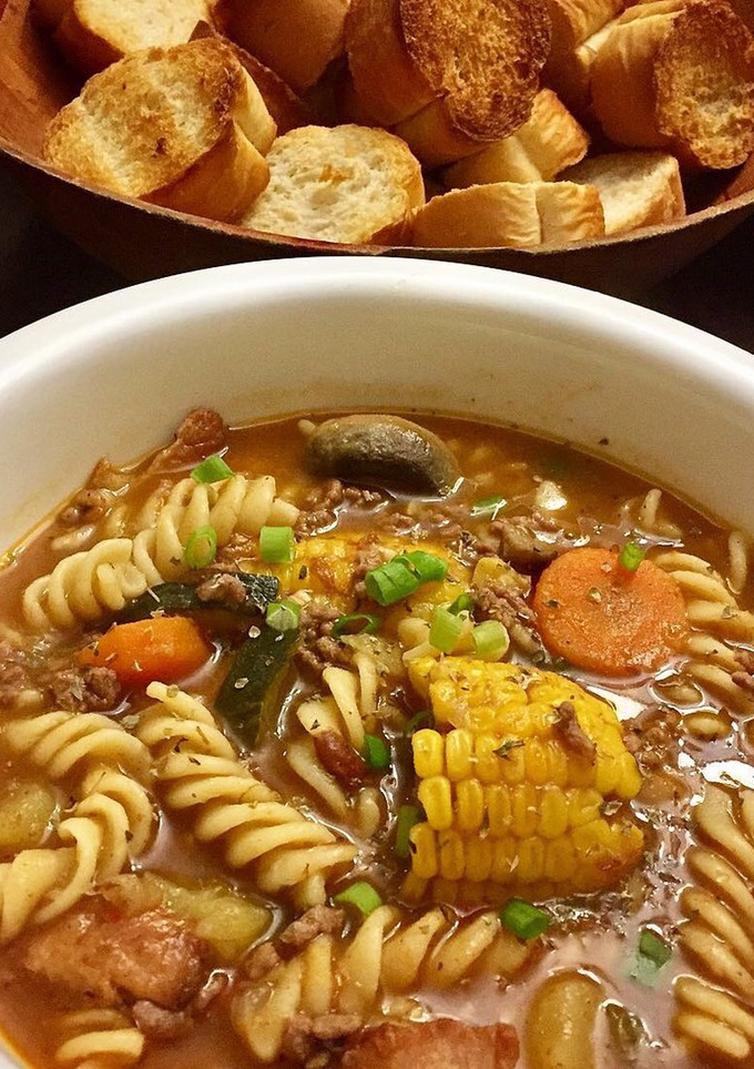 Una foto de Sopa de Minestrone