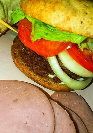 صورة لوصفة برجر نباتي 🍔 جاهز