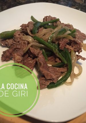 Una foto de Carne Salteada #lacocinadegiri