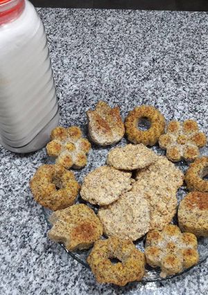 Una foto de Galletas de almendras (sin tacc, sin azúcar, sin lactosa)