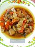 Ikan Asin Telang (ikan asin tenggiri) Asam Manis