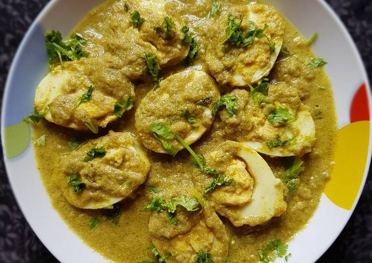 My Daughter love Egg Malai Curry