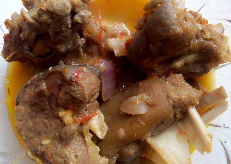 Step-by-Step Guide to Make Super Quick Homemade Goat meat pepper soup# surprise