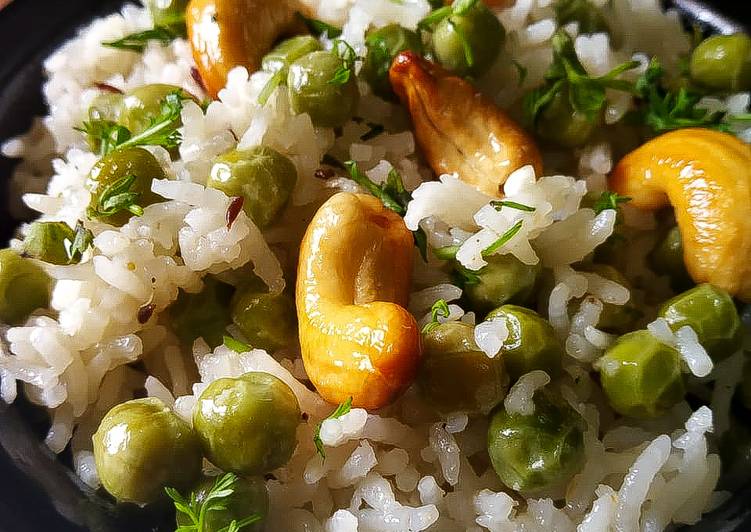 Recipe of Ultimate Matar Pulao / Peas Pulao